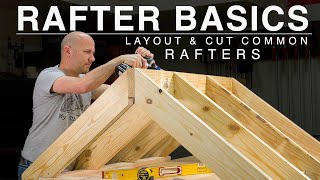 Beginner Rafter Layout | Speed Square | Common Rafter