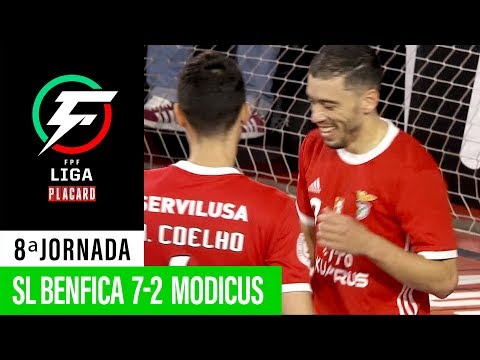 Liga Placard: SL Benfica 7 - 2 Modicus Cartest