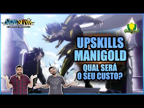 QUAL o UPSKILL ideal para o MANIGOLD? QUANTOS LIVROS já preciso GUARDAR? - Saint Seiya Awakening
