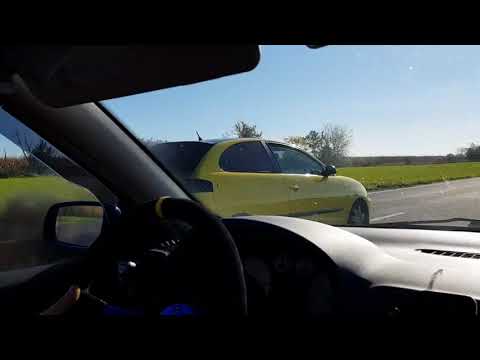 leon tdi 300hp vs ibiza tdi 270hp drag race