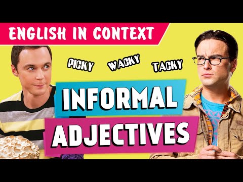 5 INFORMAL ADJECTIVES | Cocky, Wacky..