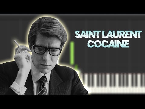 LOUIS9K, GOA & DAFRESITO - SAINT LAURENT COCAINE | Piano Tutorial / Partitura / Karaoke / MIDI