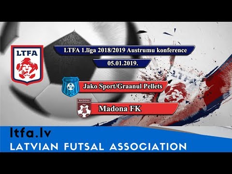 Jako Sport/Graanul Pellets - Madona FK [LTFA 1.LĪGA 2018/19 Highlights]