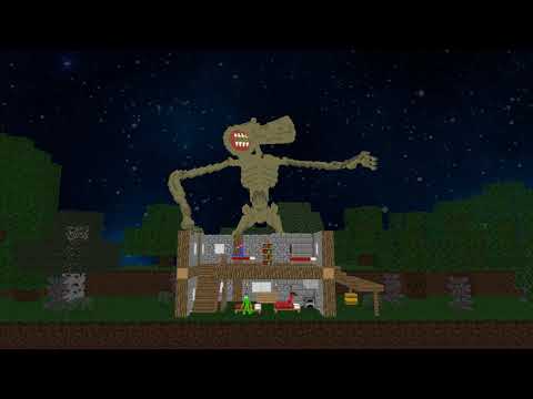 Stickman VS Mutant Siren Head in Minecraft