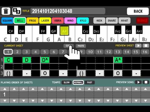 Game Creator 2D - Song Maker Demo