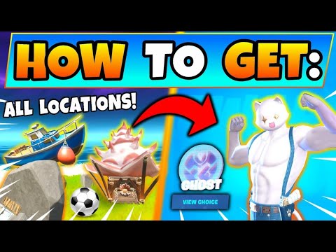 Guide on Meowscles Mischief challenges week 5, visit without swimming Crash,Coral and Stack Fortnite