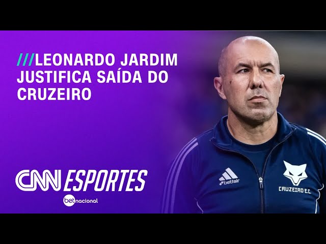 Leonardo Jardim justifica saída do Cruzeiro após eliminação na Copa do Brasil| CNN NOVO DIA