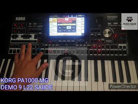 KORG PA1000 MG - DEMO 9 L22 SAIIDE