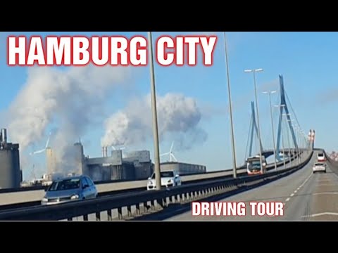 HAMBURG GERMANY DRIVING TOUR | ROAD TRIP TO PORT OF HAMBURG + Hamburg Eidelstedt