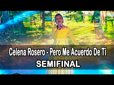Celena Rosero - Pero Me Acuerdo De Tí (C. Aguilera)  | (Programa 15) Semifinal Factor X Kids 2015