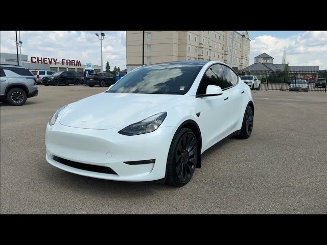 2023 Tesla Model Y Performance AWD | AUTO-PILOT | CARBON SPOILER in Cars & Trucks in Edmonton