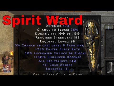 D2R Unique Items - Spirit Ward (Ward)
