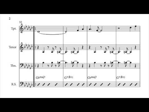 'Pensativa' - Clare Fischer (Head Transcription)