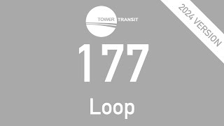 [BLAST TO THE PAST 2024] Tower Transit Trunk Bus Route 177 Hyperlapse