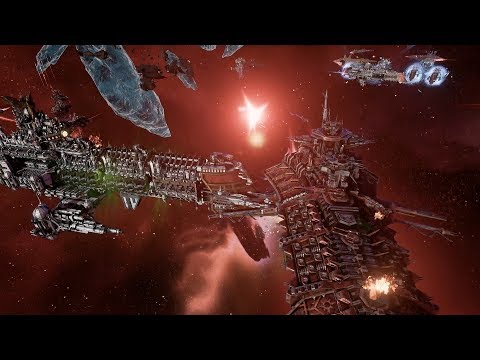 Imperial Navy (The Inquisition) vs Chaos! Rank 137 - Battlefleet Gothic Armada
