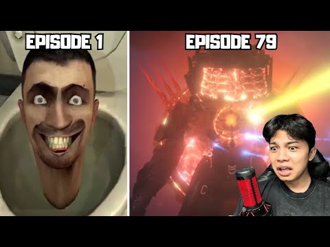 React SKIBIDI TOILET FULL EPISODE 1 - 79