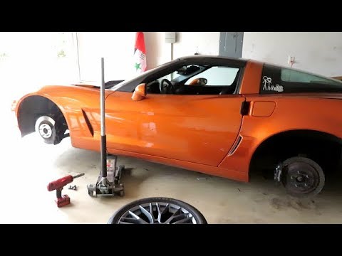 Let's Make A Simple Thing Painful!: C6 Corvette Wheel Install Part 1of2