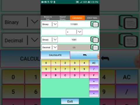 Decimal Binary Hex Converter