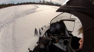 preview picture of video 'GoPro HD: Snowmobiling, Boondocking in Lofsdalen, Sweden'