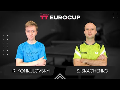 13:45 Roman Konkulovskyi - Serhii Skachenko 12.04.2025 TT Euro.Cup Ukraine Master. TABLE 3