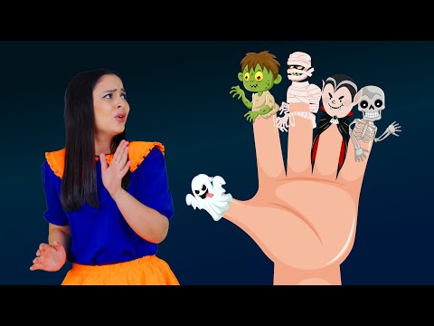 Zombie Finger Family | Zombie, Mummy, Vampire, Skeleton and Ghost | Kids Funny Songs