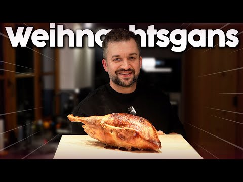 Meine beste Weihnachtsgans: Apfel-Orange, Demi-Glace & zwei Knödel — absolut gelingsicher!