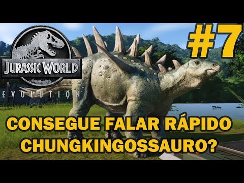 CHUNGKINGOSSAUROS DOENTES E GALIMIMOS - JURASSIC WORLD EVOLUTION #7