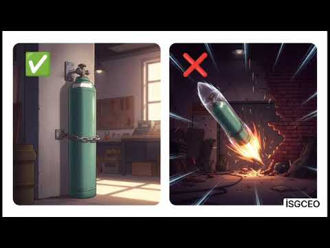 Gaz tüplerinde iş güvenliği eğitimi #gazlar #yangın #patlama -#isg #hse 