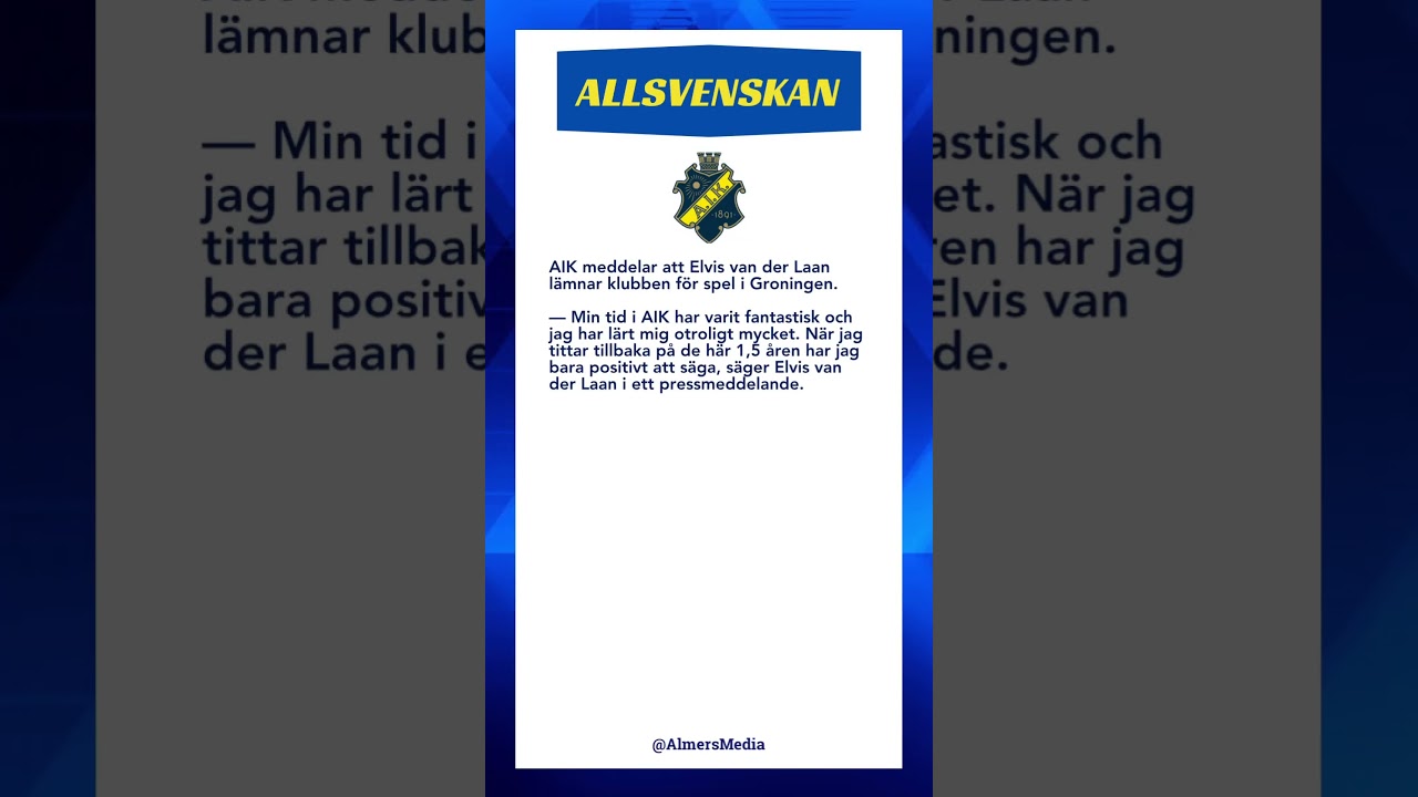 #Fotboll #Allsvenskan #AIK