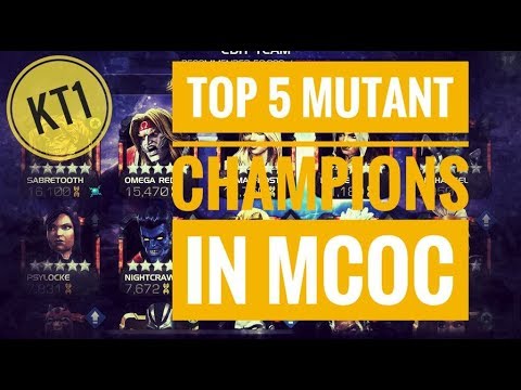 TOP 5 MUTANT Champions in MCOC - June 2019!