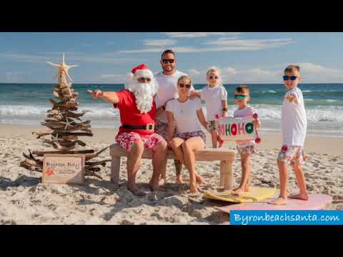 Byron Bay Santa on the Beach