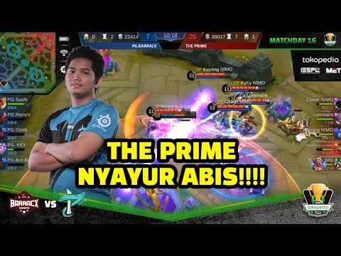 THE PRIME NYAYUR ABIS! MLBB THE PRIME VS PG.BARRACX TBOF IESPL