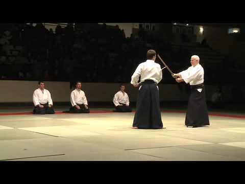 [the martial arts] Cognard Shihan   Aikijo   aikiken   YouTube