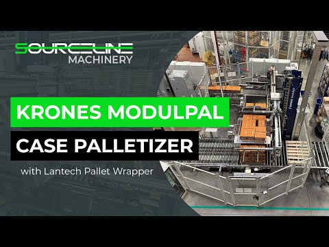 Used 2015 Krones Modulpal 2A Case Palletizer – High-Speed Automation