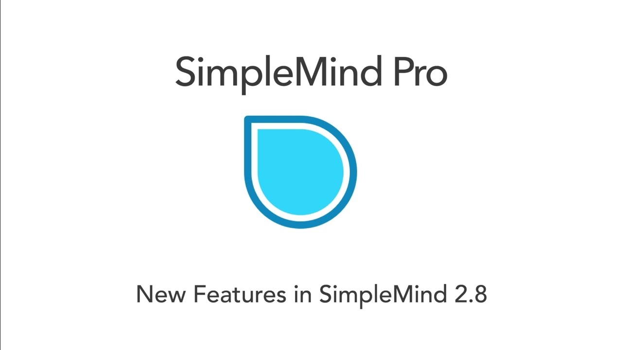 New Features SimpleMind 2.8