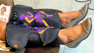 QUINEAR Rechargeable Leg Massager. Unboxing and Testing