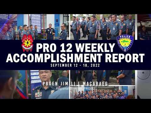 𝐏𝐑𝐎 𝟏𝟐 𝐖𝐄𝐄𝐊𝐋𝐘𝐀𝐂𝐂𝐎𝐌𝐏𝐋𝐈𝐒𝐇𝐌𝐄𝐍𝐓 𝐑𝐄𝐏𝐎𝐑𝐓 𝐂𝐨𝐯𝐞𝐫𝐢𝐧𝐠 𝐭𝐡𝐞 𝐏𝐞𝐫𝐢𝐨𝐝 𝐨𝐟 𝐒𝐞𝐩𝐭𝐞𝐦𝐛𝐞𝐫 𝟏𝟐 - 𝟏𝟖, 𝟐𝟎𝟐𝟐