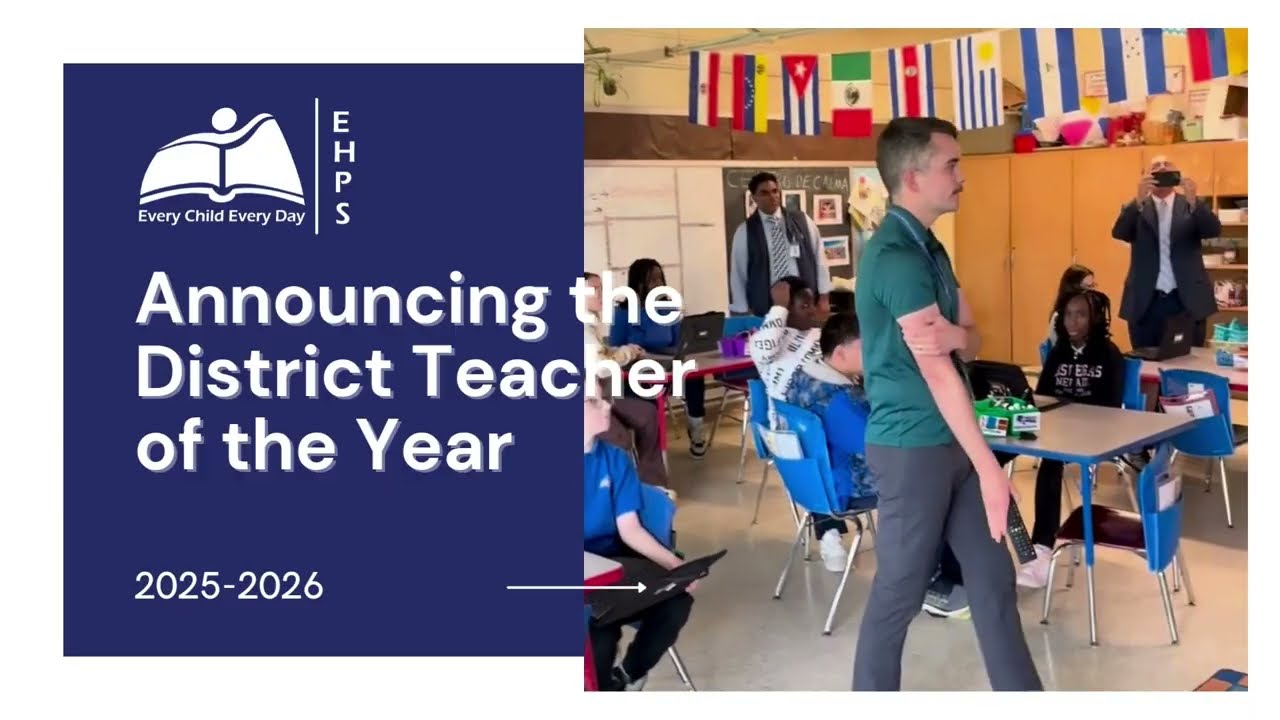 EHPS Announces 2026 District Teacher of the Year