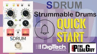 Video thumbnail for ThePedalGuy Presents the Digitech SDRUM Strummable Drums Pedal Quick Start Video by The Pedal Guy