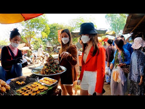 Awesome Countryside Food Tour at Oudong Hillside Resort, Cambodian Market Street Food