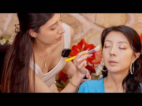 Darlyn's soft spoken ASMR makeup tutorial with gentle whispering sounds to help you sleep 😌