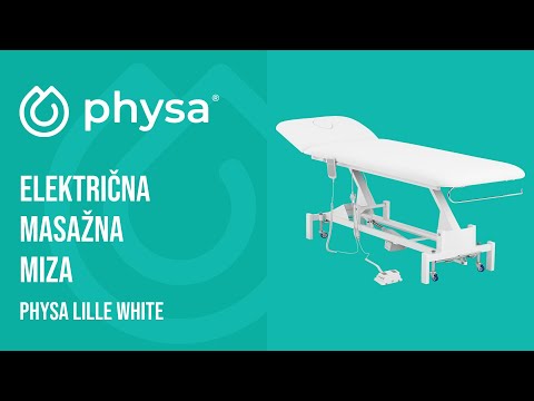 videoposnetek - Električna masažna miza - 100 W - 200 kg - White