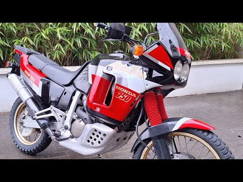 Honda XRV 750 RD04 - Africa Twin - cold Start with SEBRING exhaust