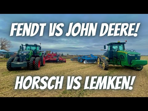 John Deere vs Fendt || Lemken vs Horsch || Tillage Showdown
