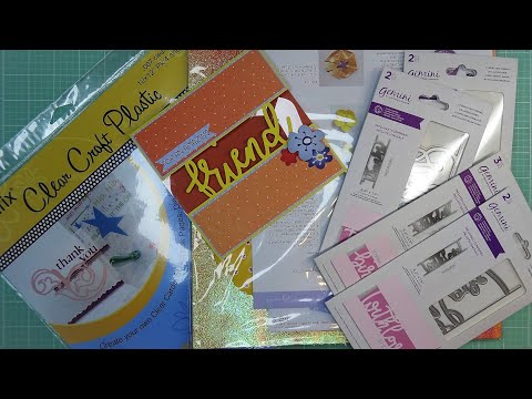 Bust it Out: Crafter's Companion Connecting Sentiments Dies & Stamps and Old Paper Packs!