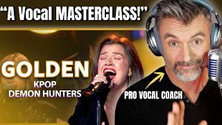 Pro Vocal Coach Reacts to Kelly Clarkson - 'Golden' (KPop Demon Hunters) from Kellyoke