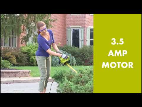 Sun Joe 22-Inch Electric Hedge Trimmer - Live Demo - Electric product Review