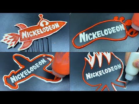 Nickelodeon Logo Variations Pancake Art