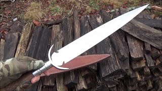 Etsy Short Sword Spear Fruit Ninja Action, Miniature Spear, Trench Spear, Still Deadly
