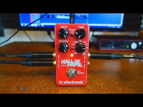 фото педаль эффектов tc electronic hall of fame reverb 0